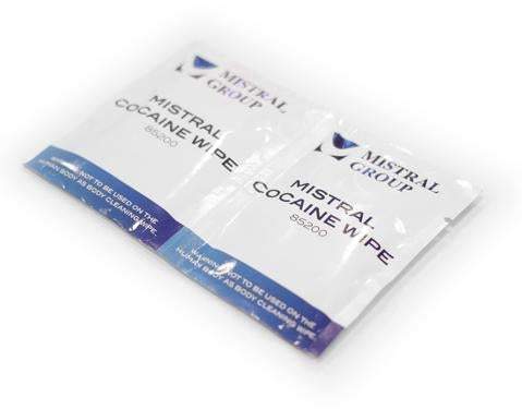 Rapid test for Cocaine, Wet wipes, 2 pcs